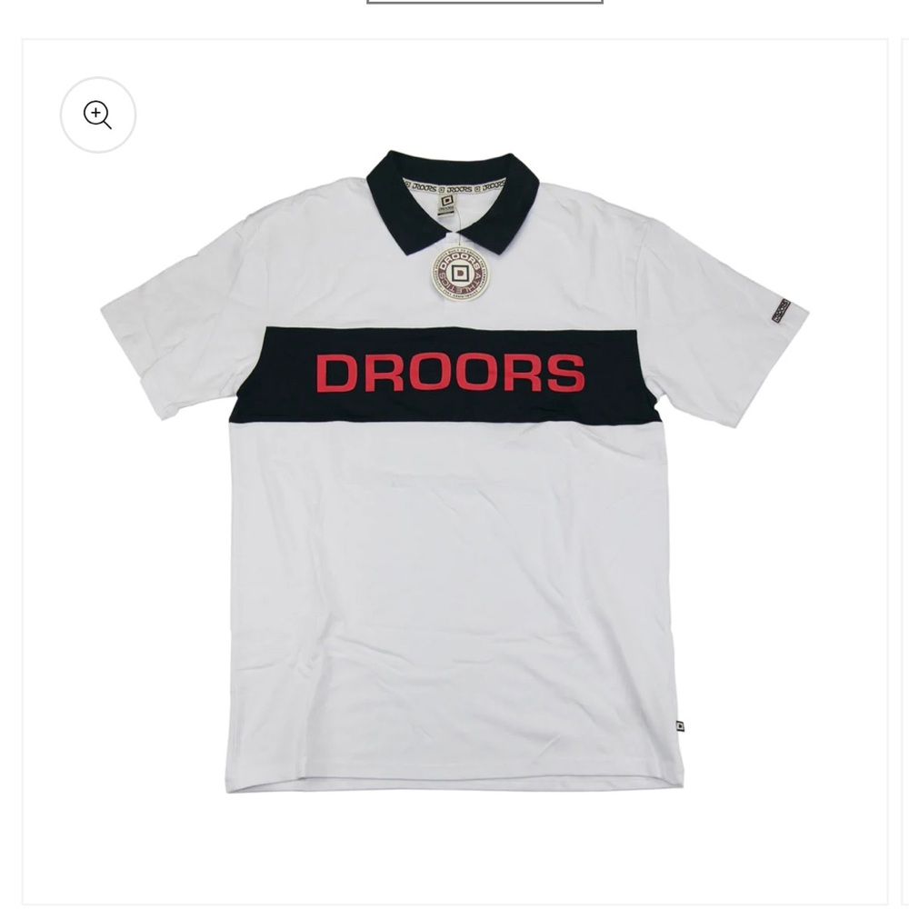 DROORS Athletics Collared Shirt Large Retro Polo 90s inspired DC Skate